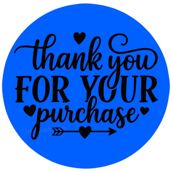 Thank You for Your Purchase Stickers β 2" for Poshmark & Small Business β 100 PC - Picture 5 of 16